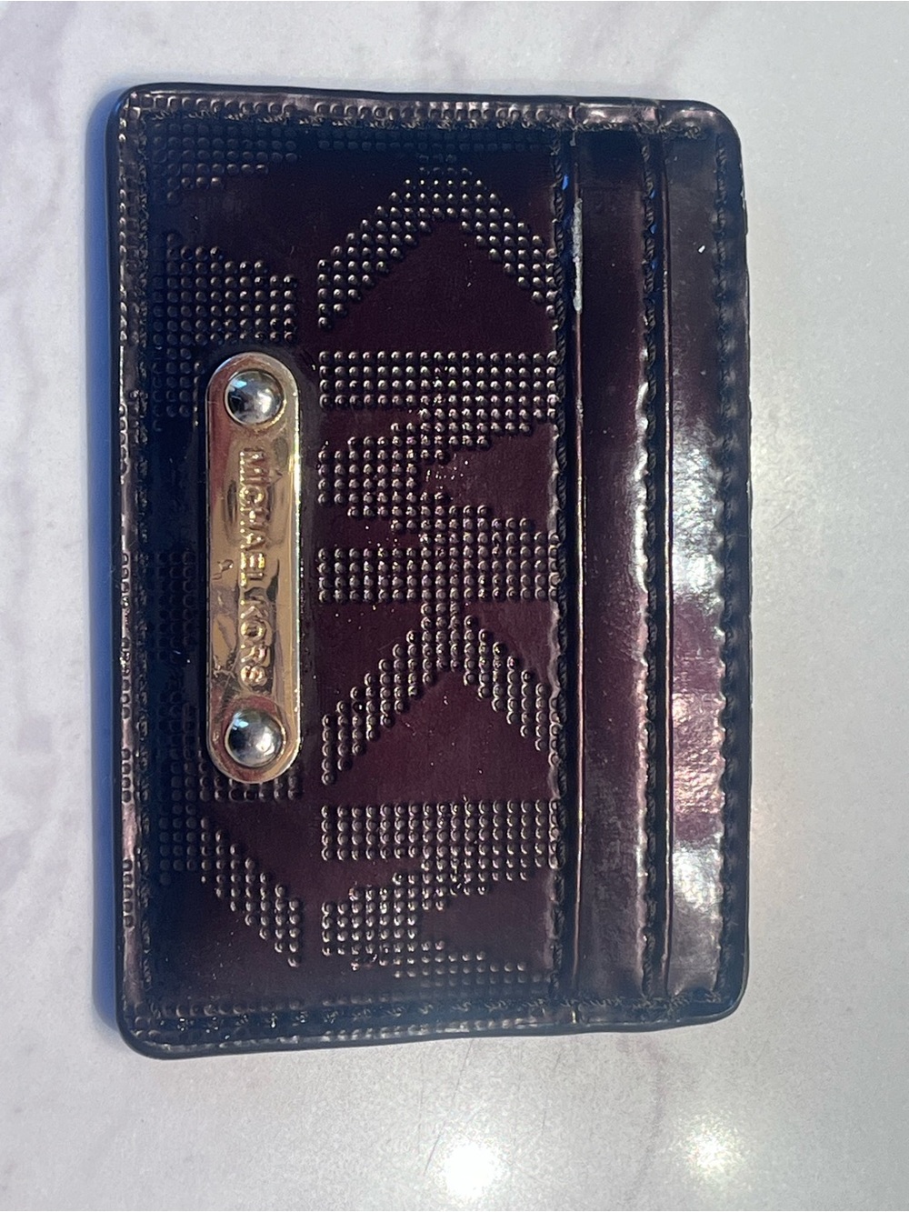 Michael Kors Fulton Flat Card Case - Brown